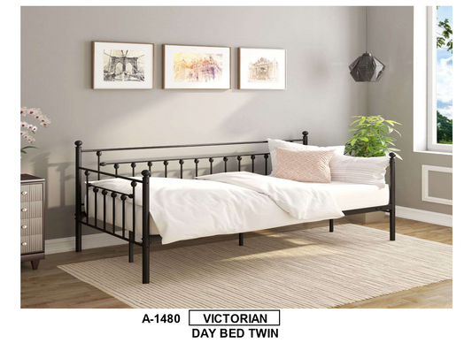 Cama Metal Victoriana A-1480 – Estilo Clásico Decorativo