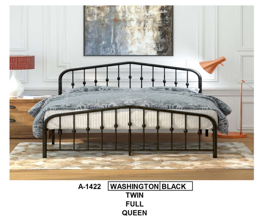 Cama de Metal Washington A-1422 – Diseño Clásico Elegante